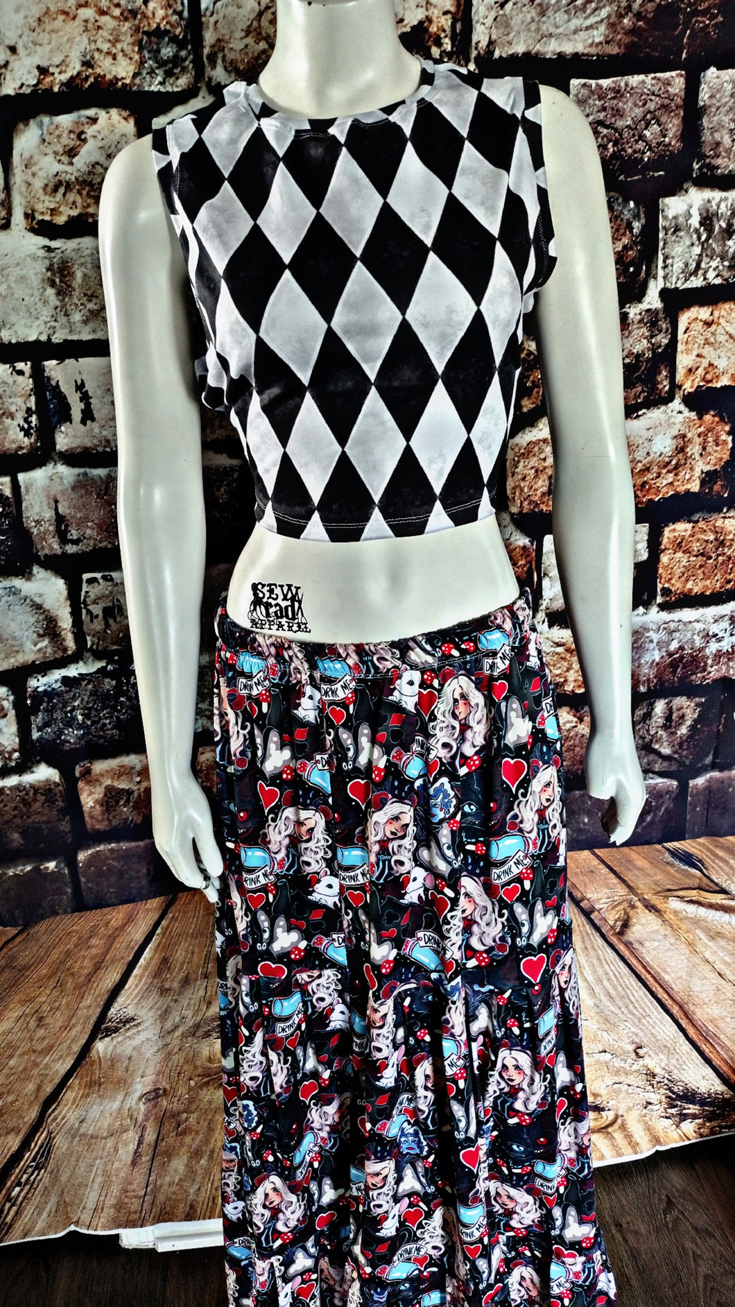 Size 10/Medium Madness Crop Top & Maxi Skirt