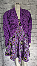 Load image into Gallery viewer, Size 12/Large Lavender Halloween Cardigan &amp; Dress